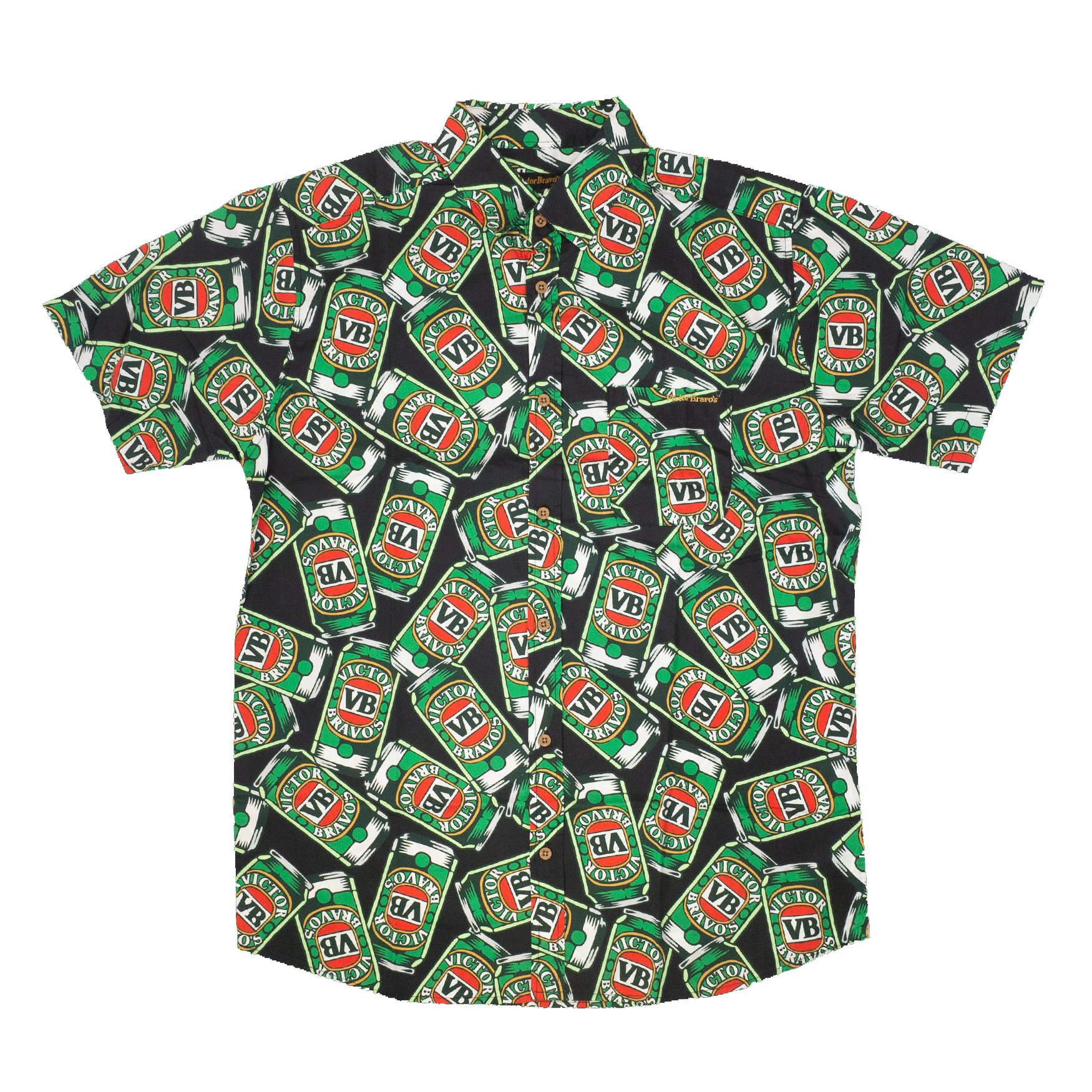 Victor Bravo's Button-up Shirt Canned Party Shirt