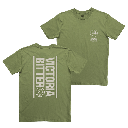 Victor Bravo's T-Shirts VB Stacked Tee Green