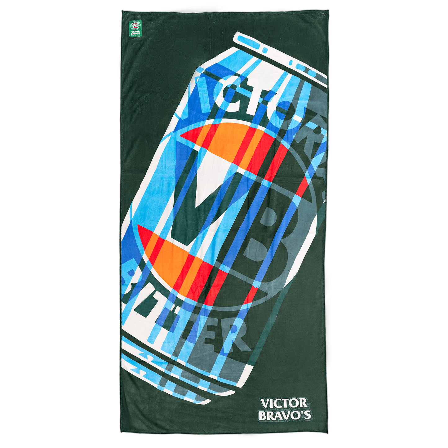 Victor Bravo's Towel Bravo's Tin Beach Towel