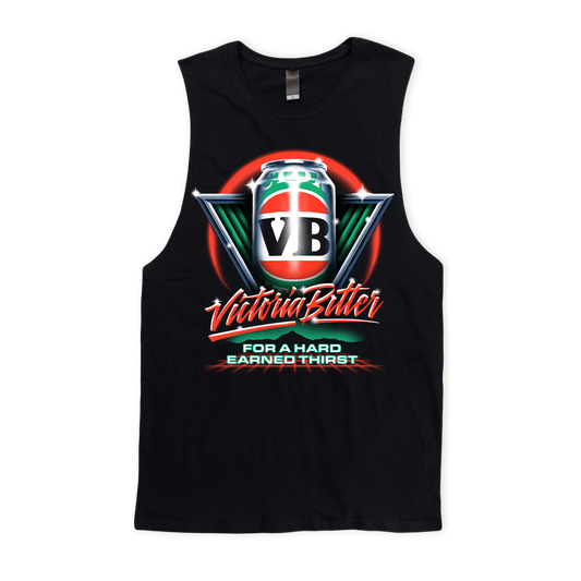 VB Synth Muscle Tee Black