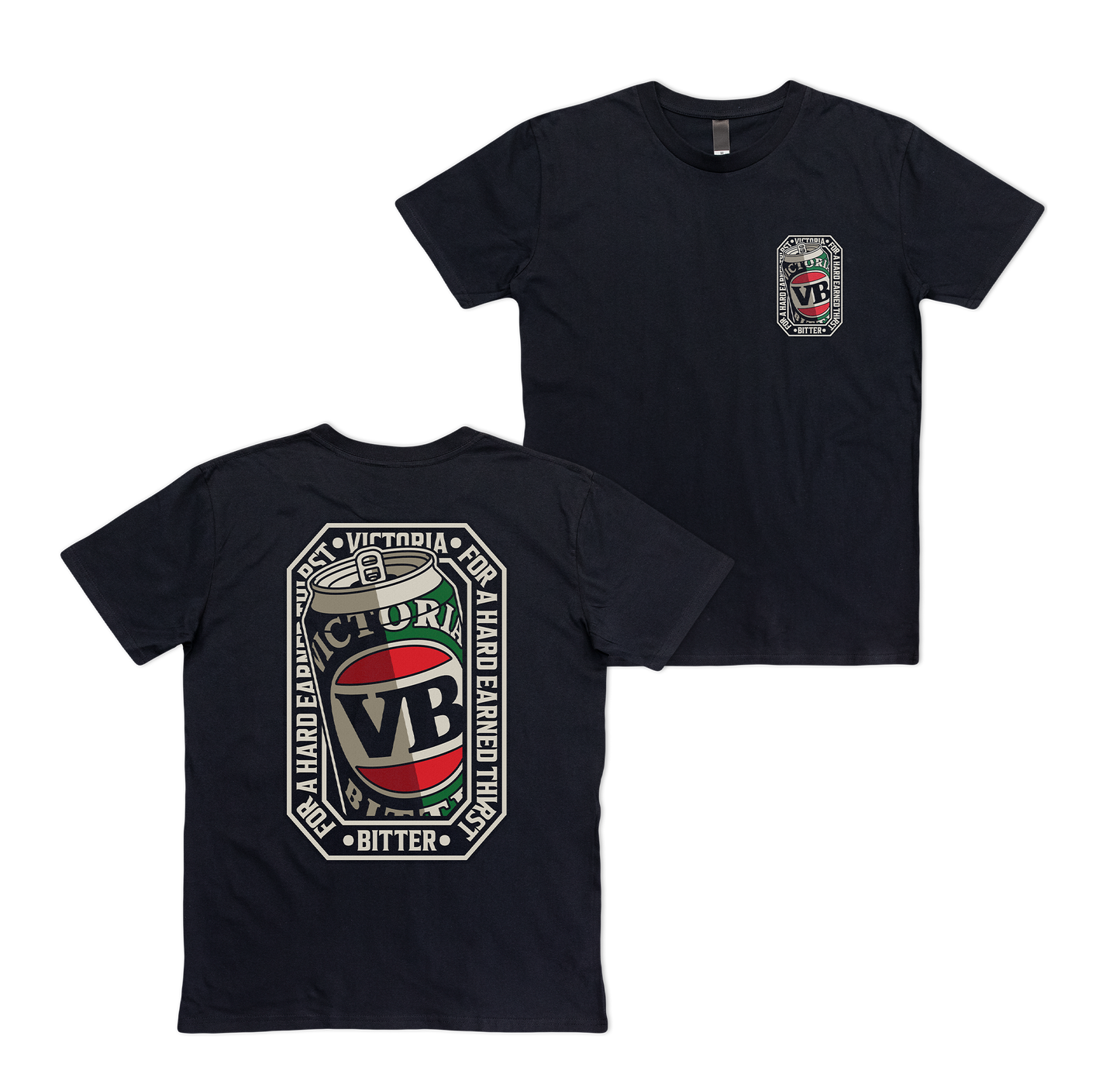 VB Stitch Up Tee Black