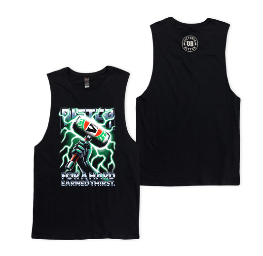 A Worthy Thirst Muscle Tee Black