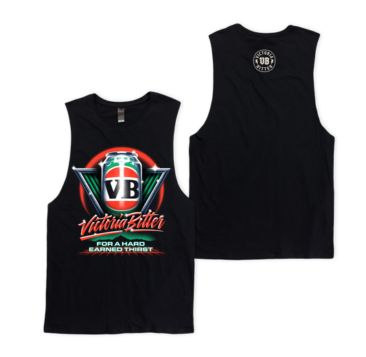 VB Synth Muscle Tee Black