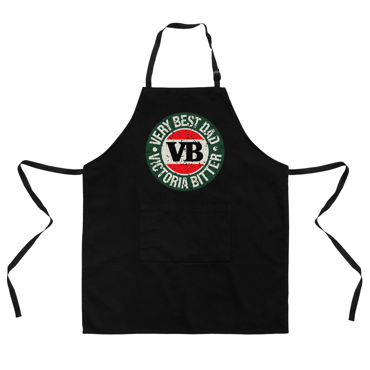 Victor Bravo's Apron 2024 Very Best Dad Apron Black