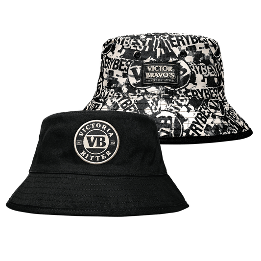 Victor Bravo's Bucket Hat VB Glitch Reversible Bucket Hat