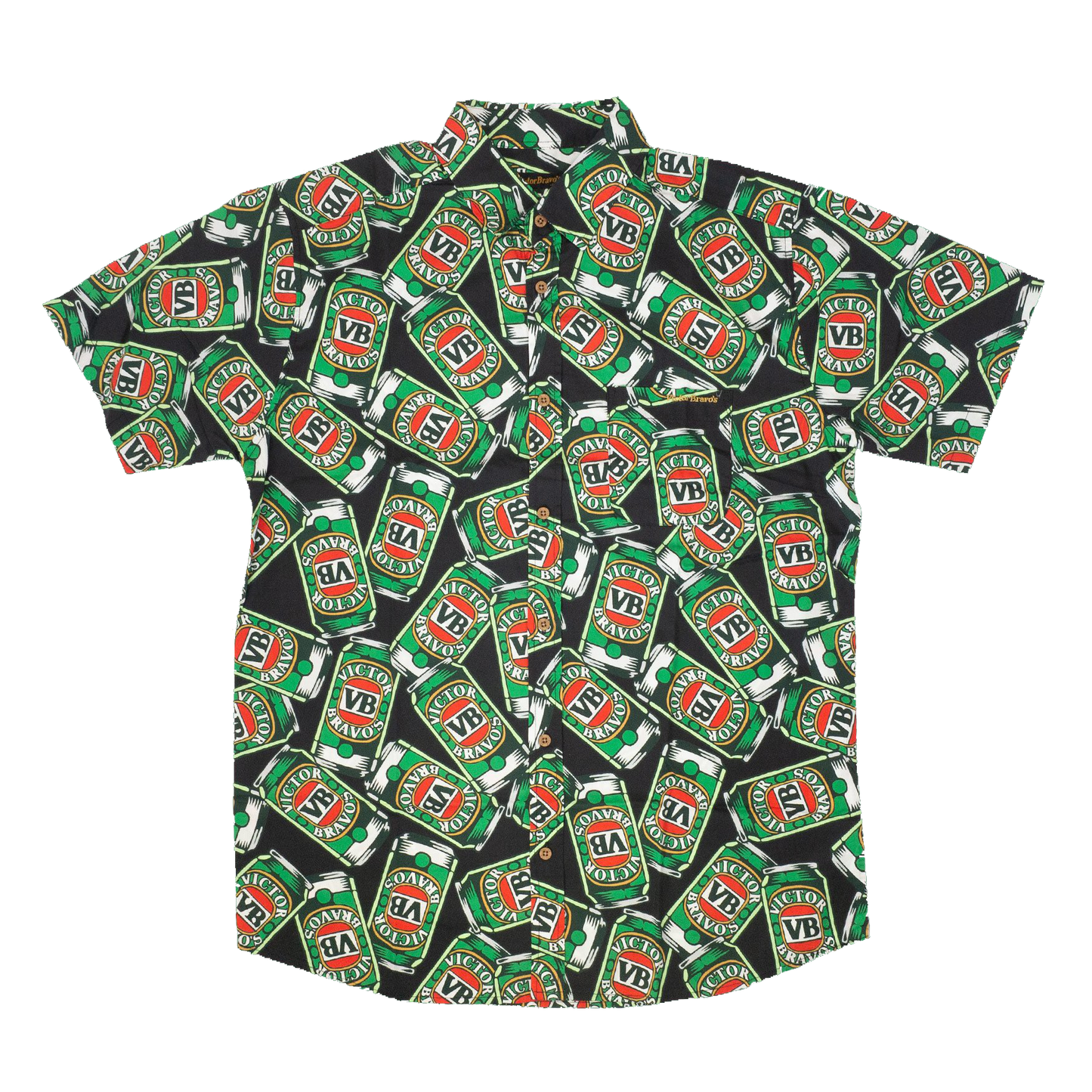 Victor Bravo's Button-up Shirt Canned Party Shirt