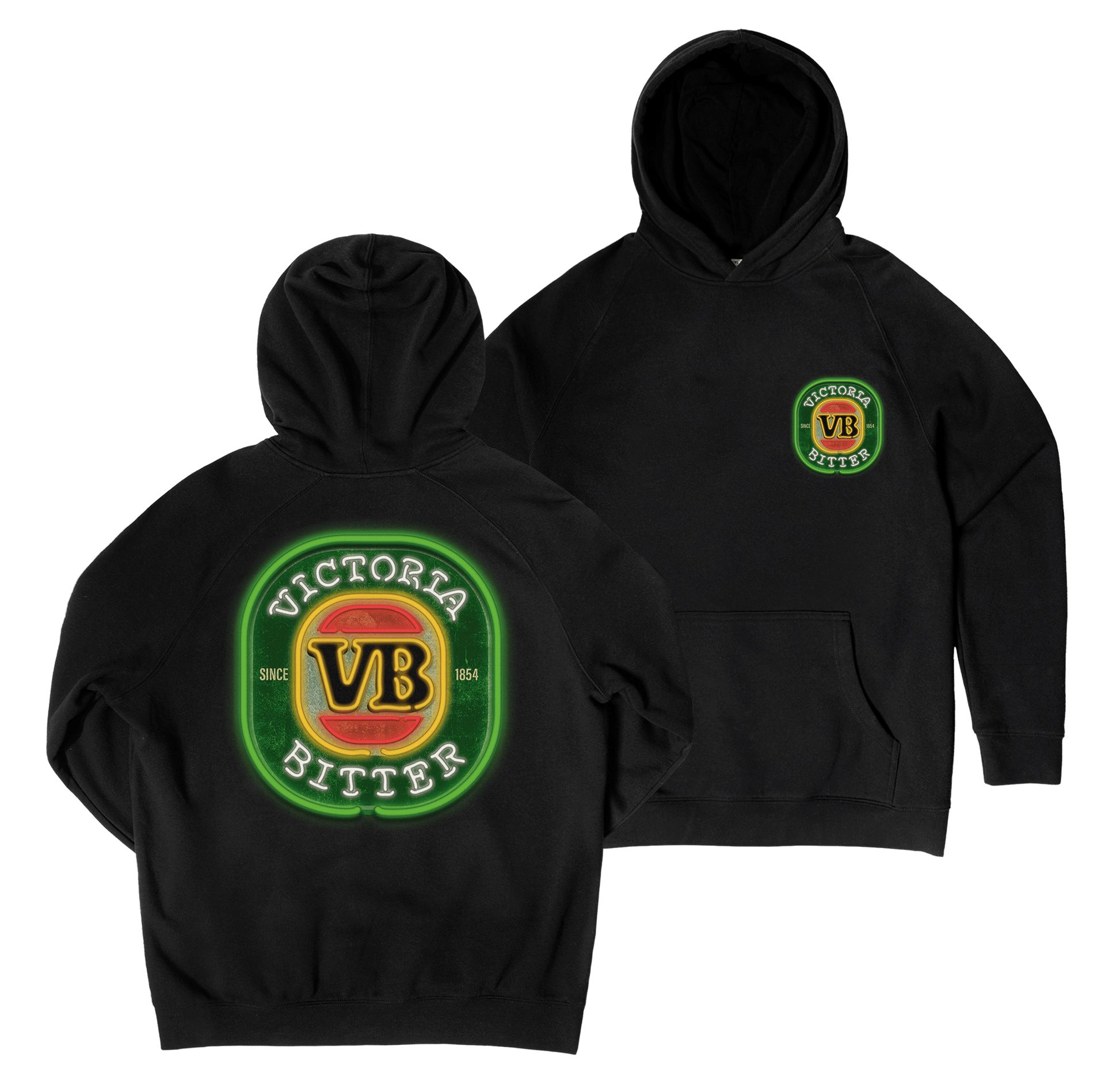 Victor Bravo's Hoodie VB Neon Hoodie Black