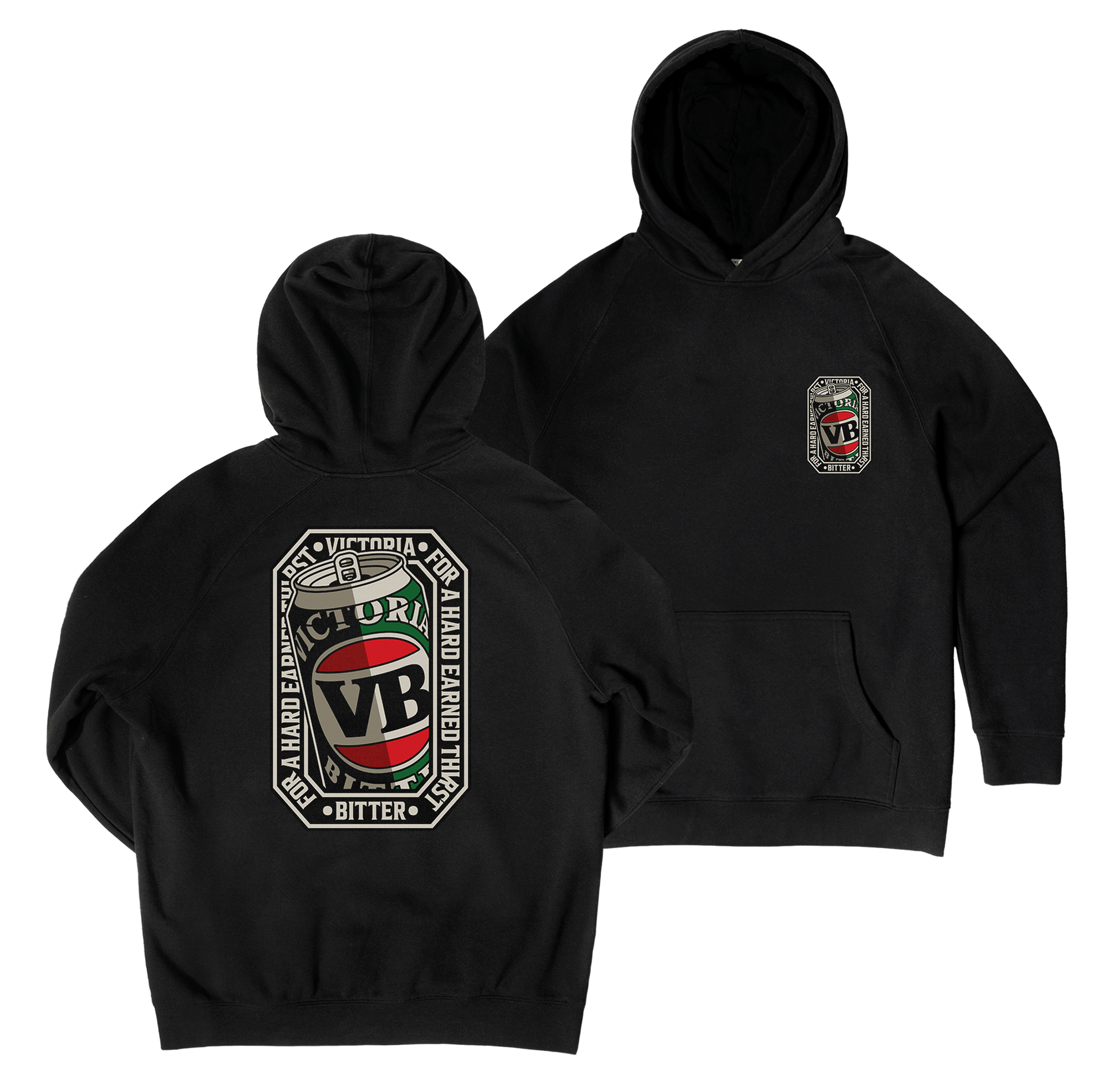 Victor Bravo's Hoodie VB Stitch Up Hoodie Black