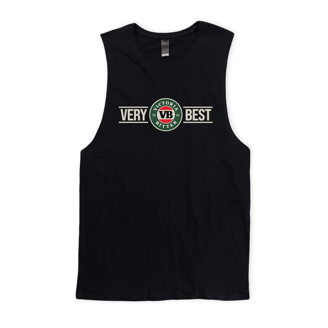 Victor Bravo's Muscle Tank VB Biplane Muscle Tee Black