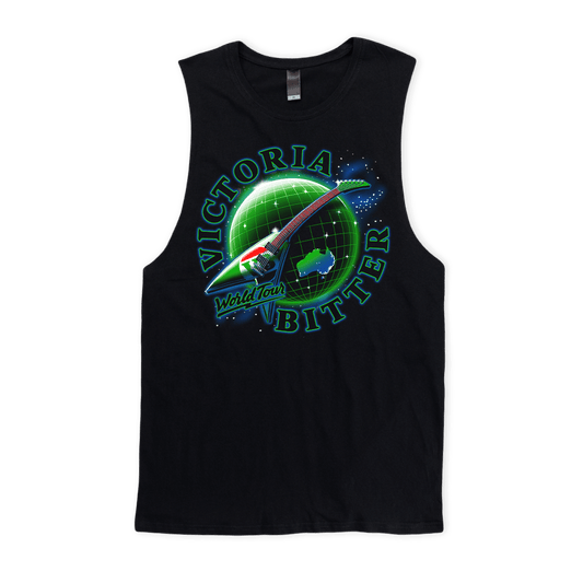 Victor Bravo's Muscle Tank World Tour Muscle Tee Black