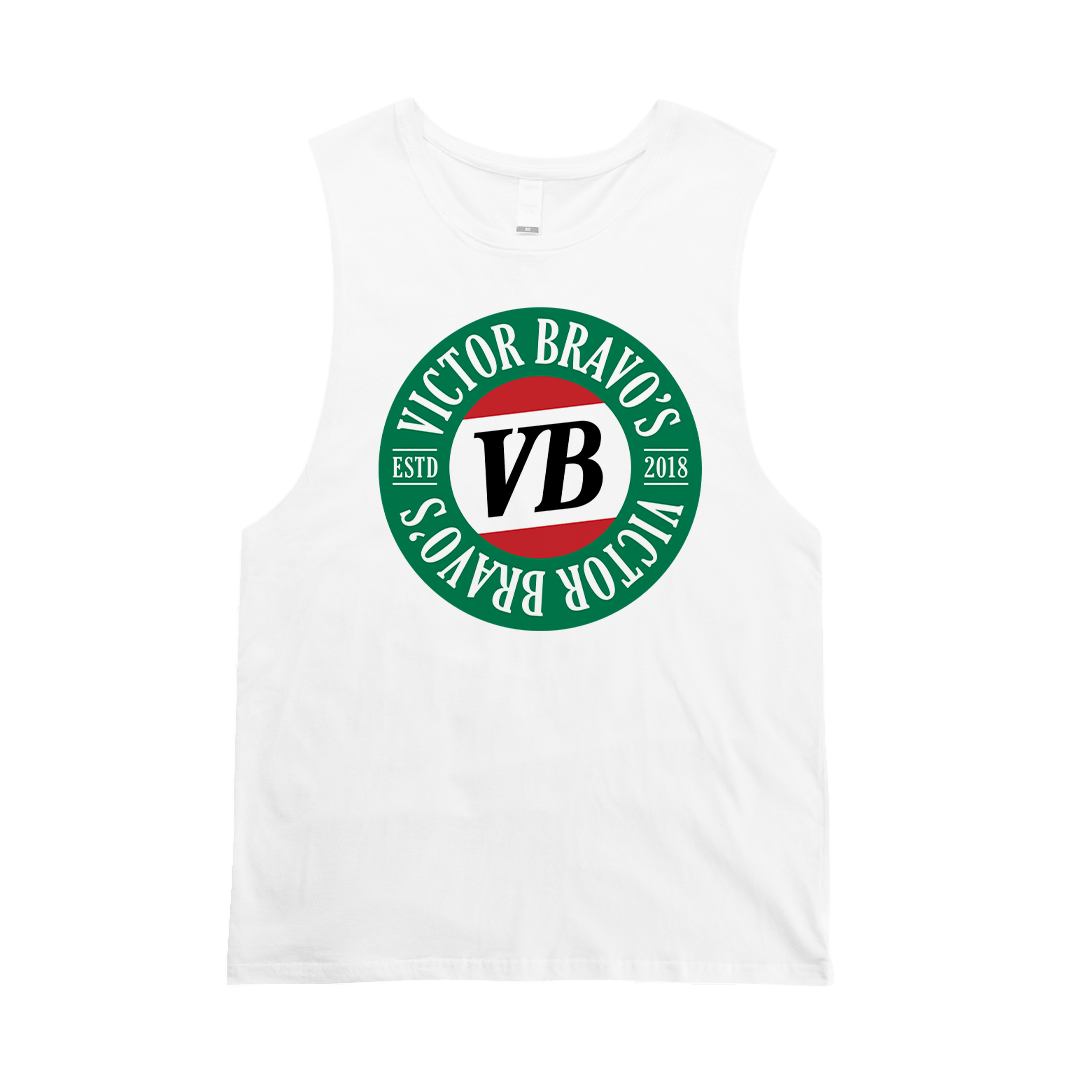 Victor Bravo's Ringwood Muscle Tee White