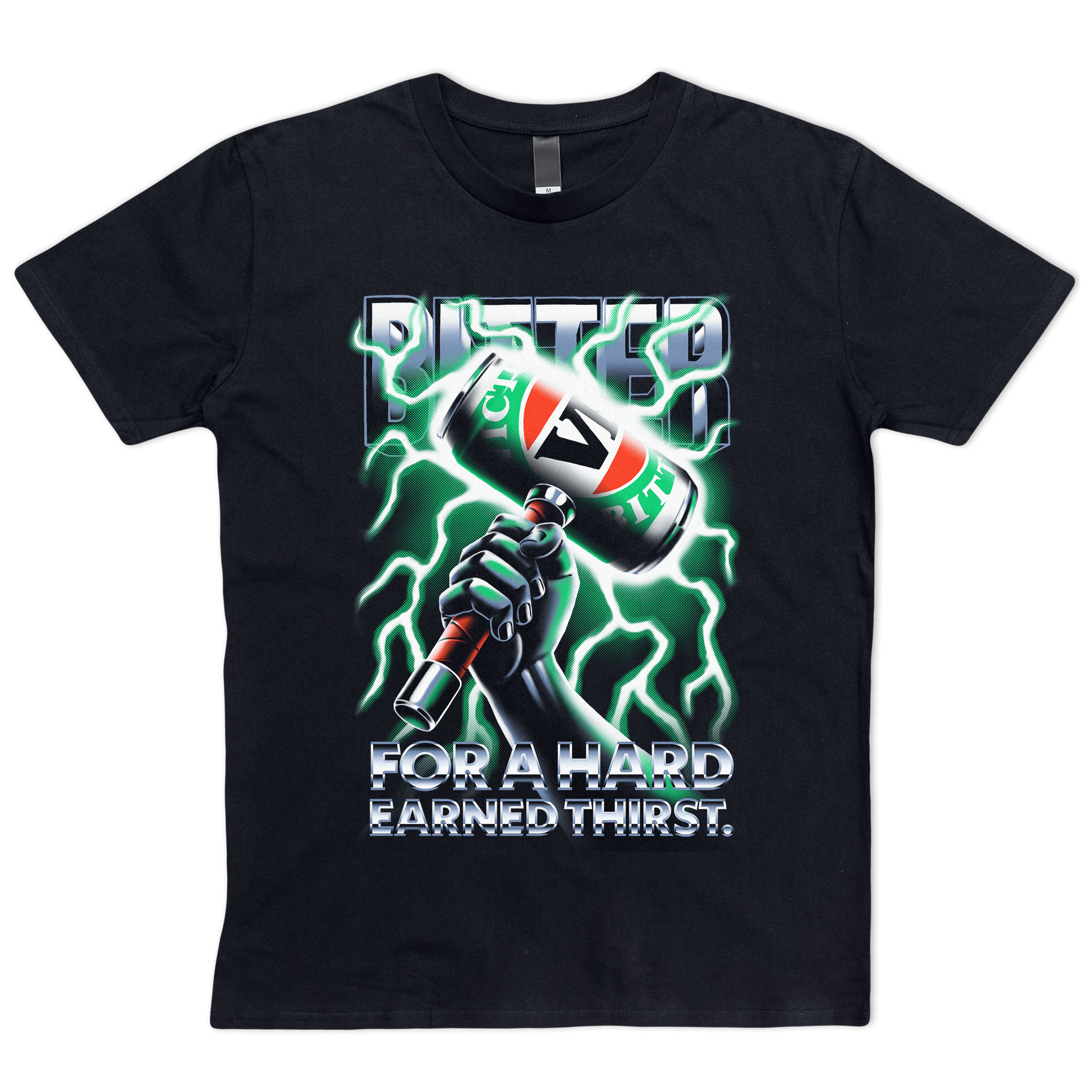 Victor Bravo's T-Shirts A Worthy Thirst Tee Black