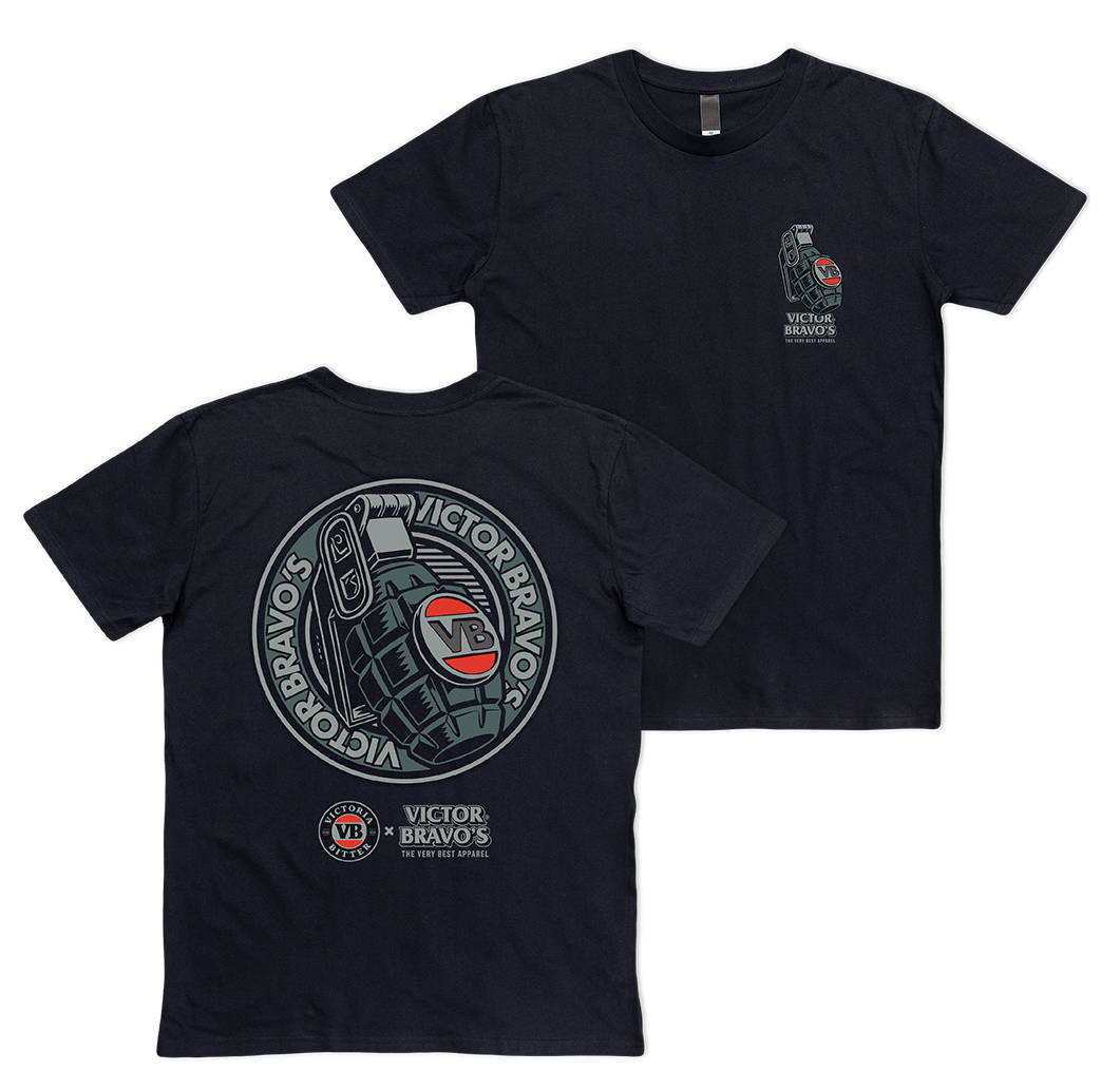 Victor Bravo's T-Shirts Badge Greenade Tee