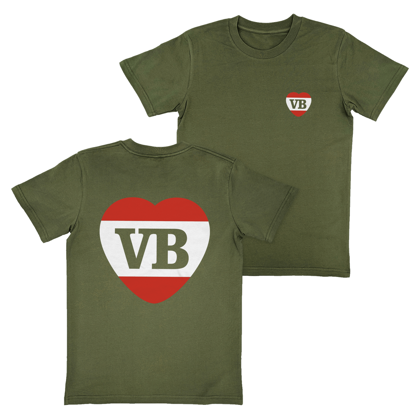 Victor Bravo's T-Shirts Crush T-Shirt Army Green
