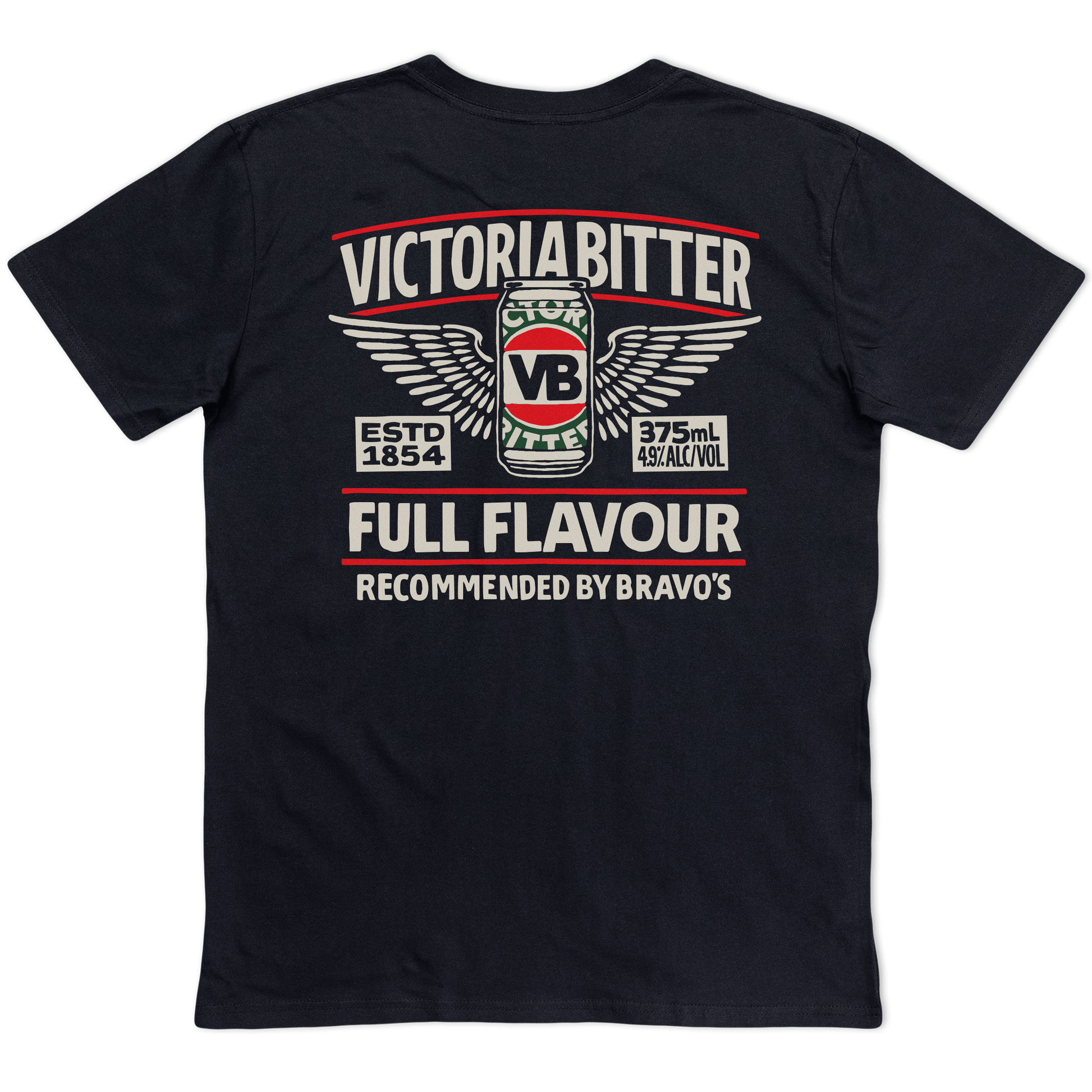 Victor Bravo's T-Shirts Full Flavour Tee Black