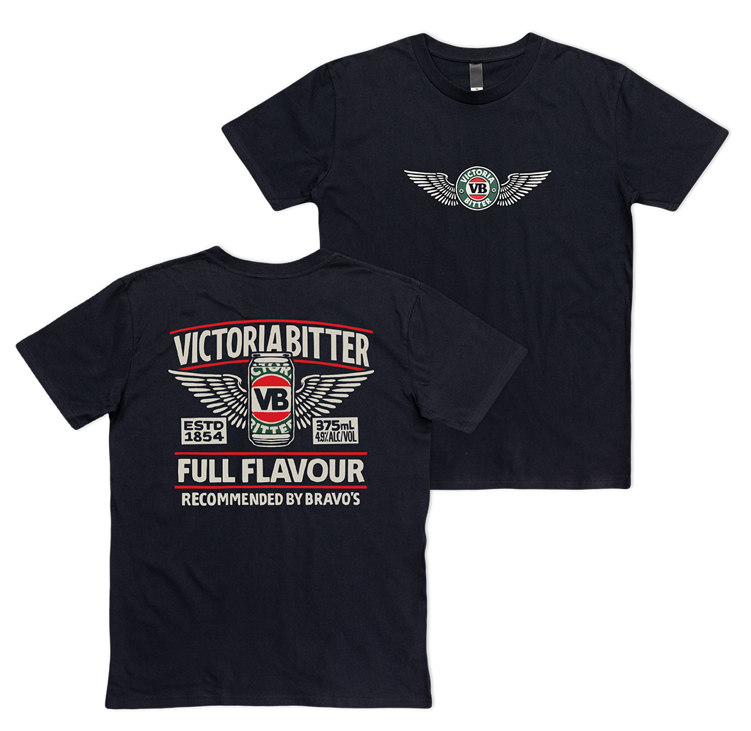Victor Bravo's T-Shirts Full Flavour Tee Black