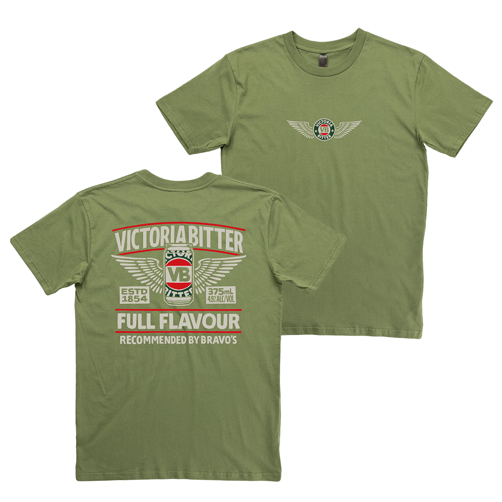 Victor Bravo's T-Shirts Full Flavour Tee Green