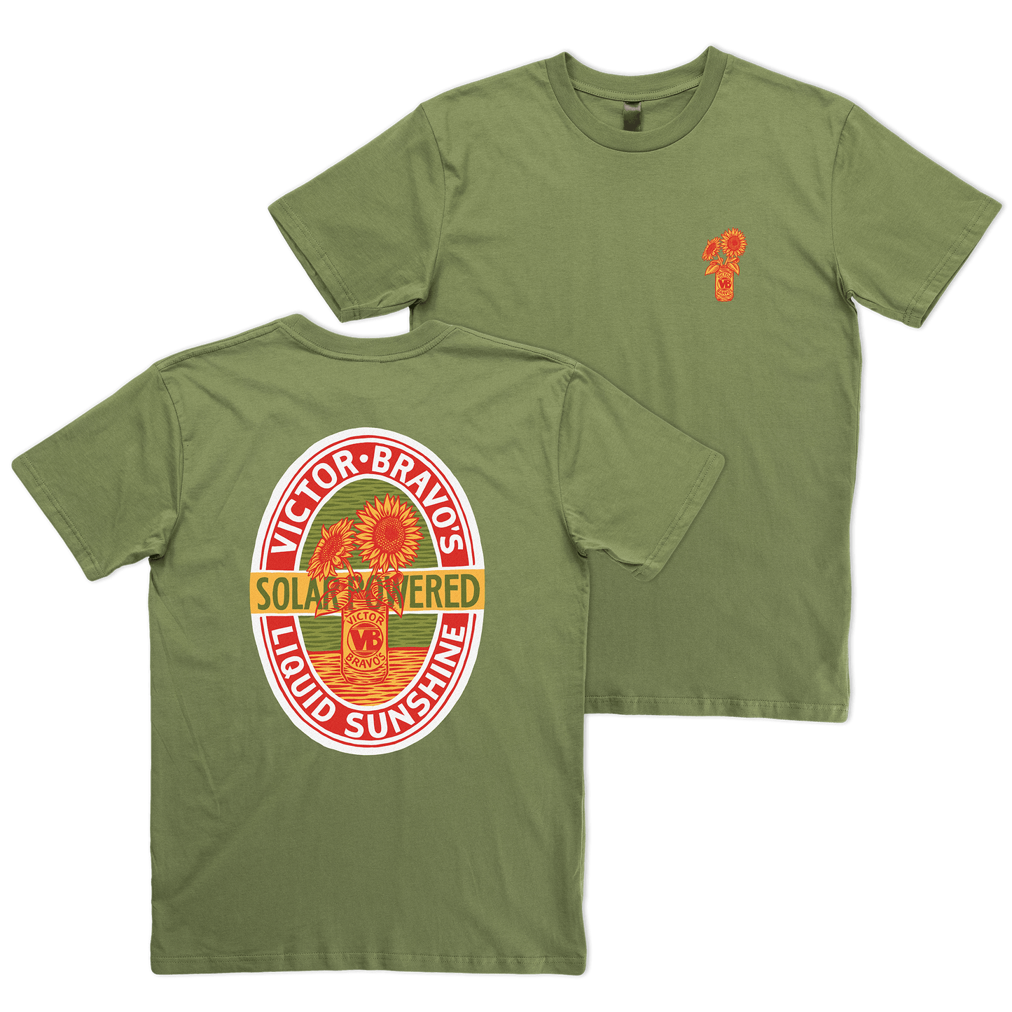 Victor Bravo's T-Shirts Liquid Sunshine Tee Khaki