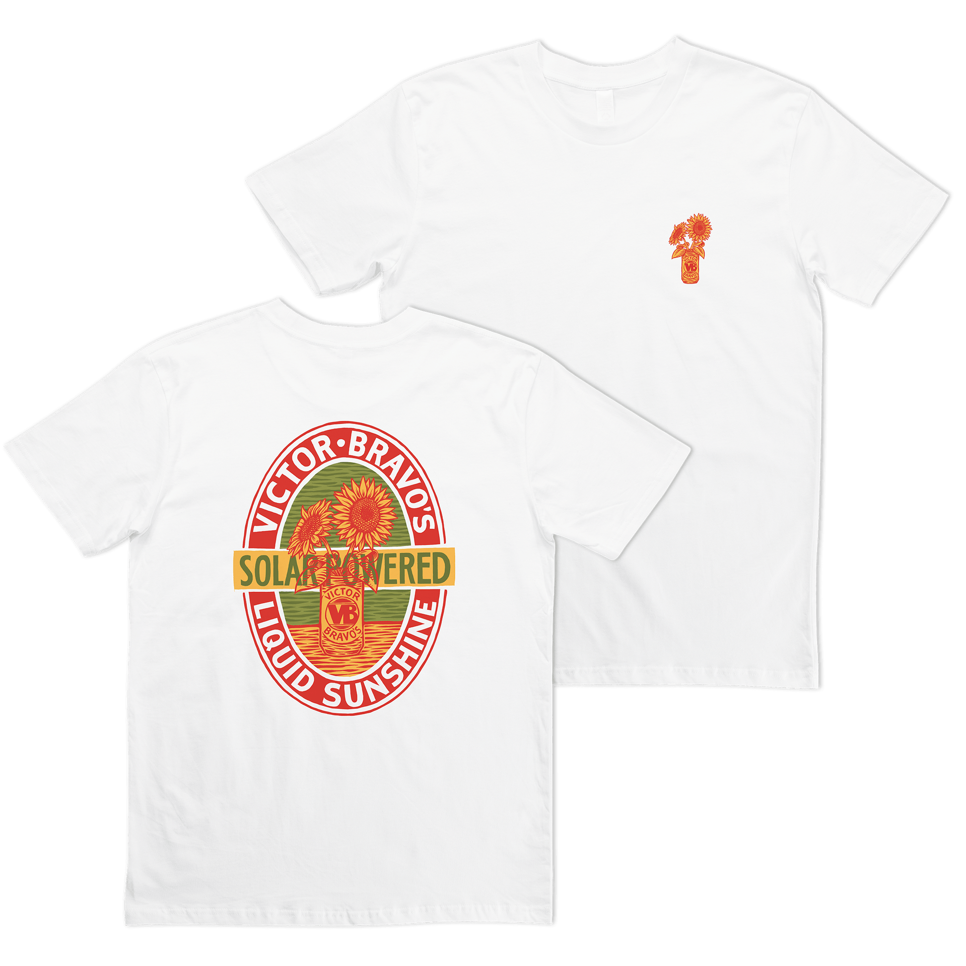 Victor Bravo's T-Shirts Liquid Sunshine Tee White