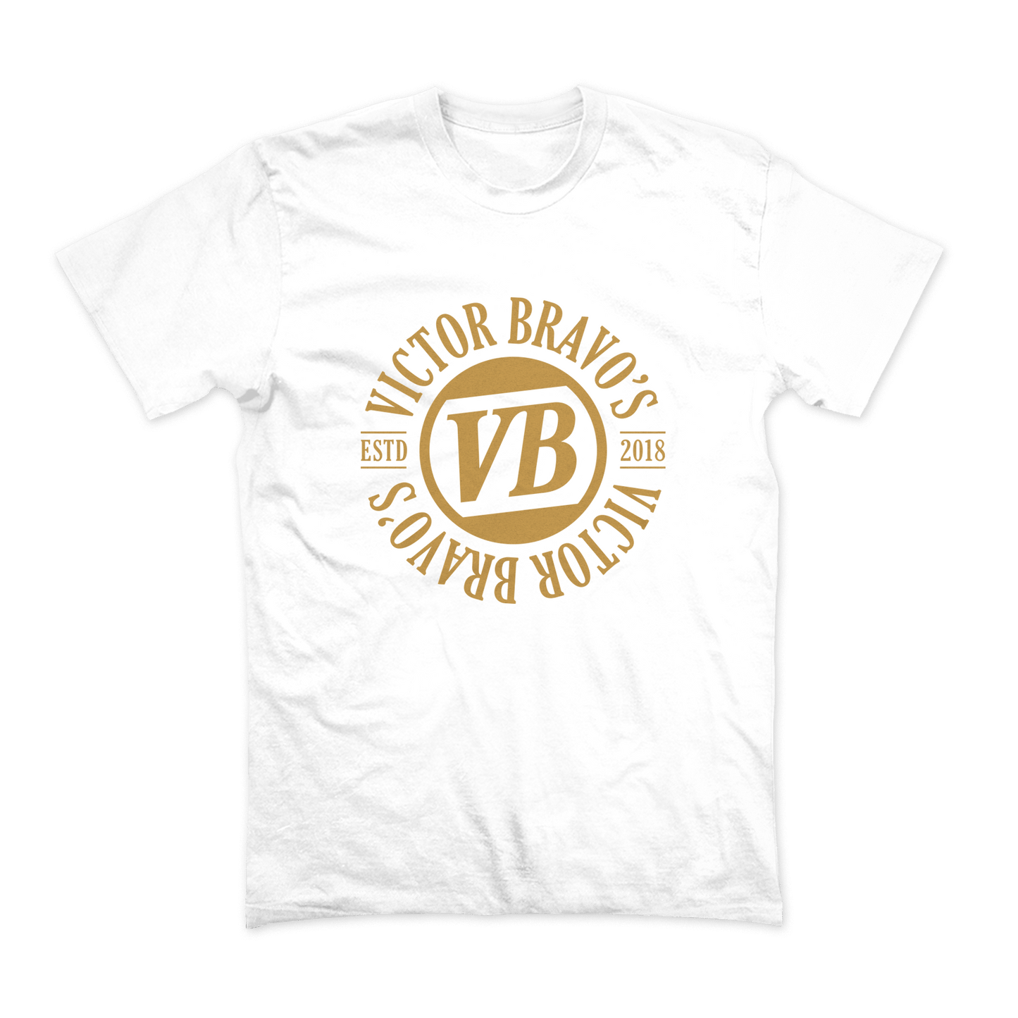 Victor Bravo's T-Shirts Ringwood Gold T-Shirt White