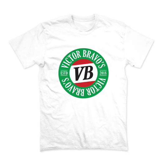 Victor Bravo's T-Shirts Ringwood Green T-Shirt White