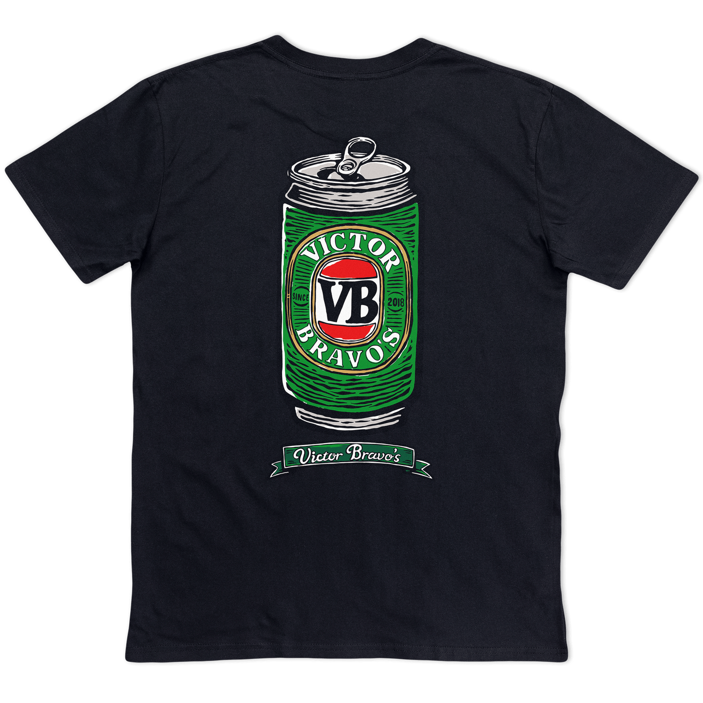Victor Bravo's T-Shirts Tin Life Tee Black