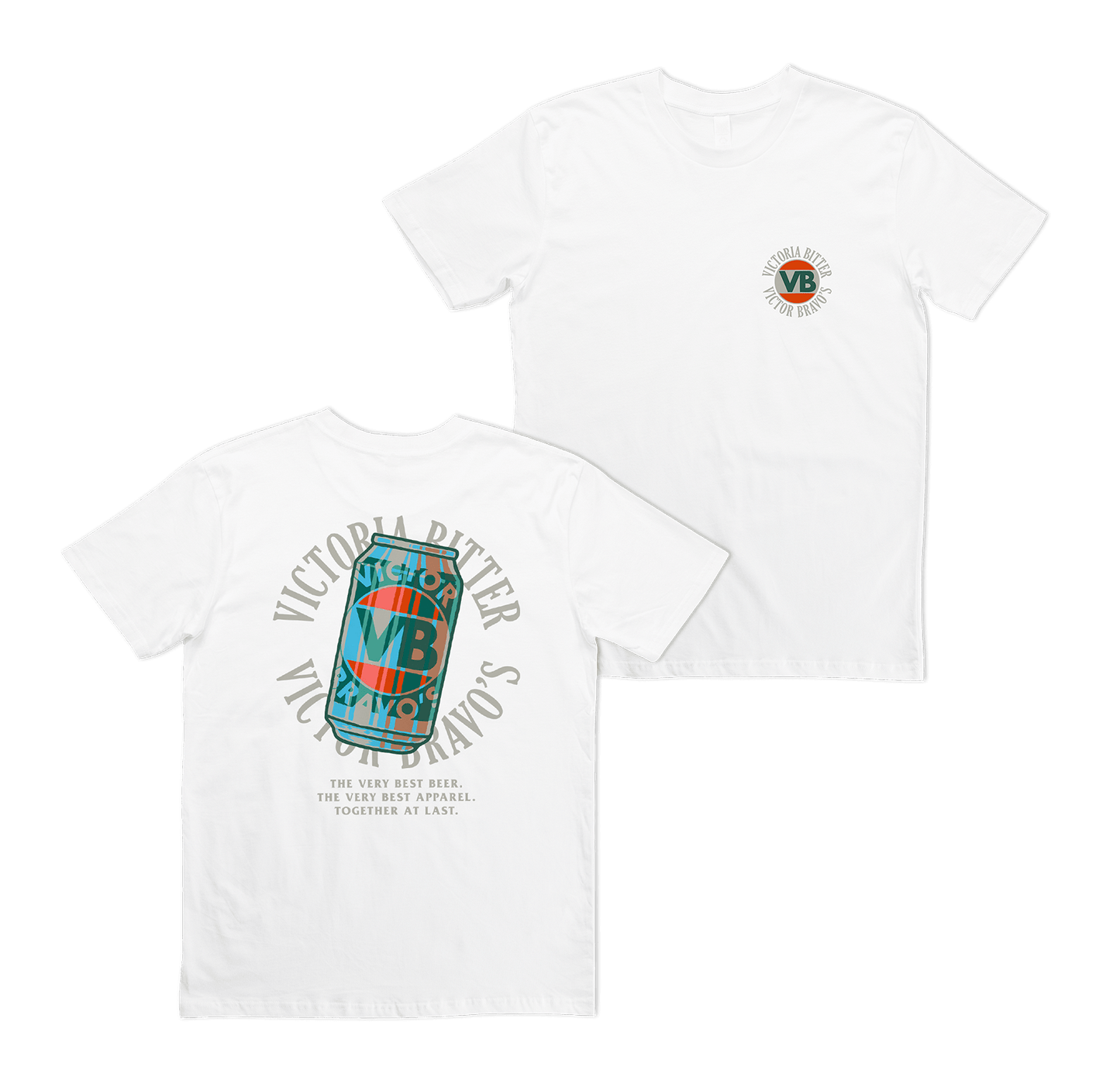 Victor Bravo's T-Shirts Tin Tee White