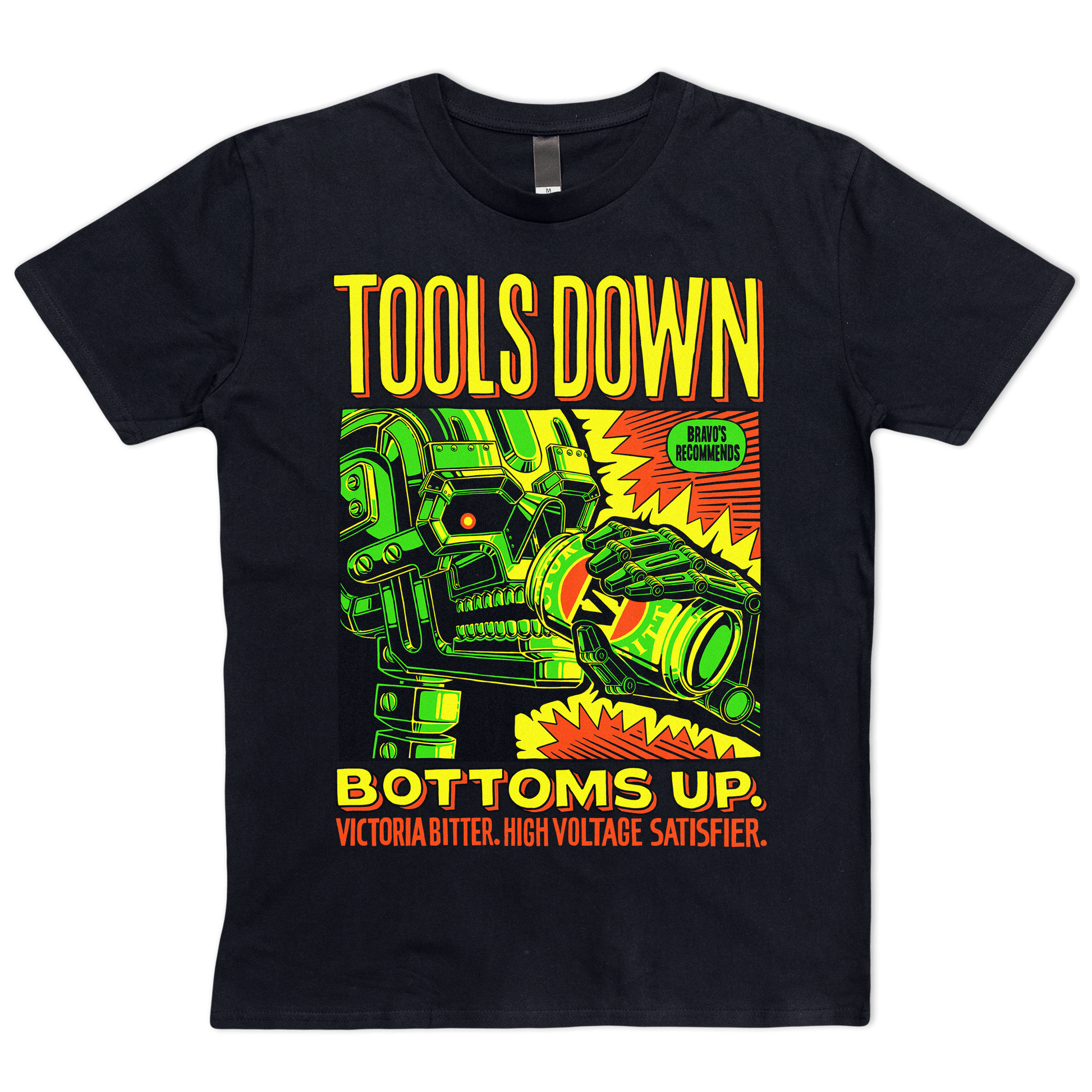 Victor Bravo's T-Shirts Tools Down Tee Black