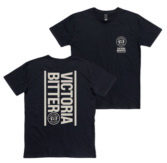Victor Bravo's T-Shirts VB Stacked Tee Black