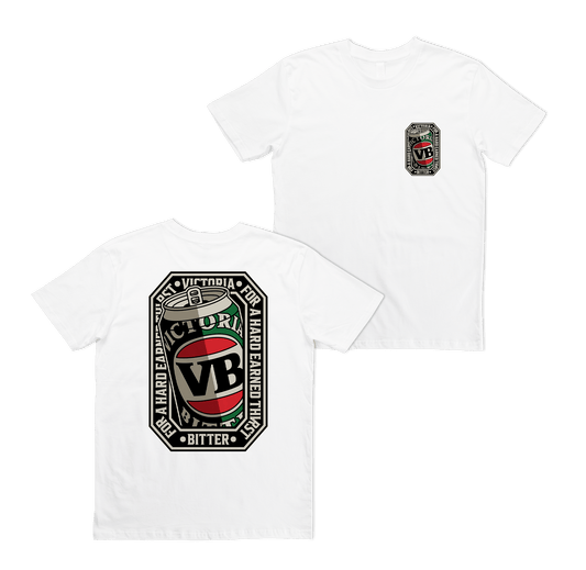 Victor Bravo's T-Shirts VB Stitch Up Tee White