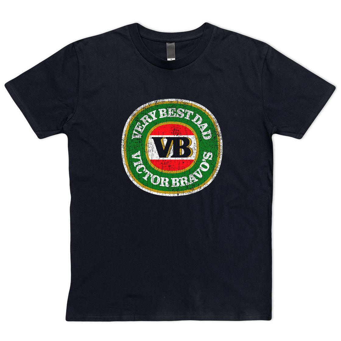 Victor Bravo's T-Shirts Very Best Dad Tee Black